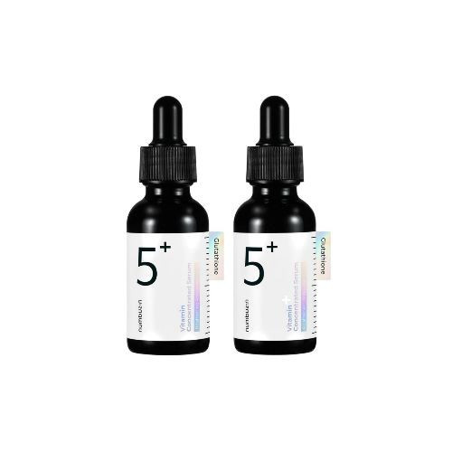 numbuzin - No.5+ Glutathione Vitamin Concentrated Serum (Duo Set) - 30ml+30ml | Stylevana