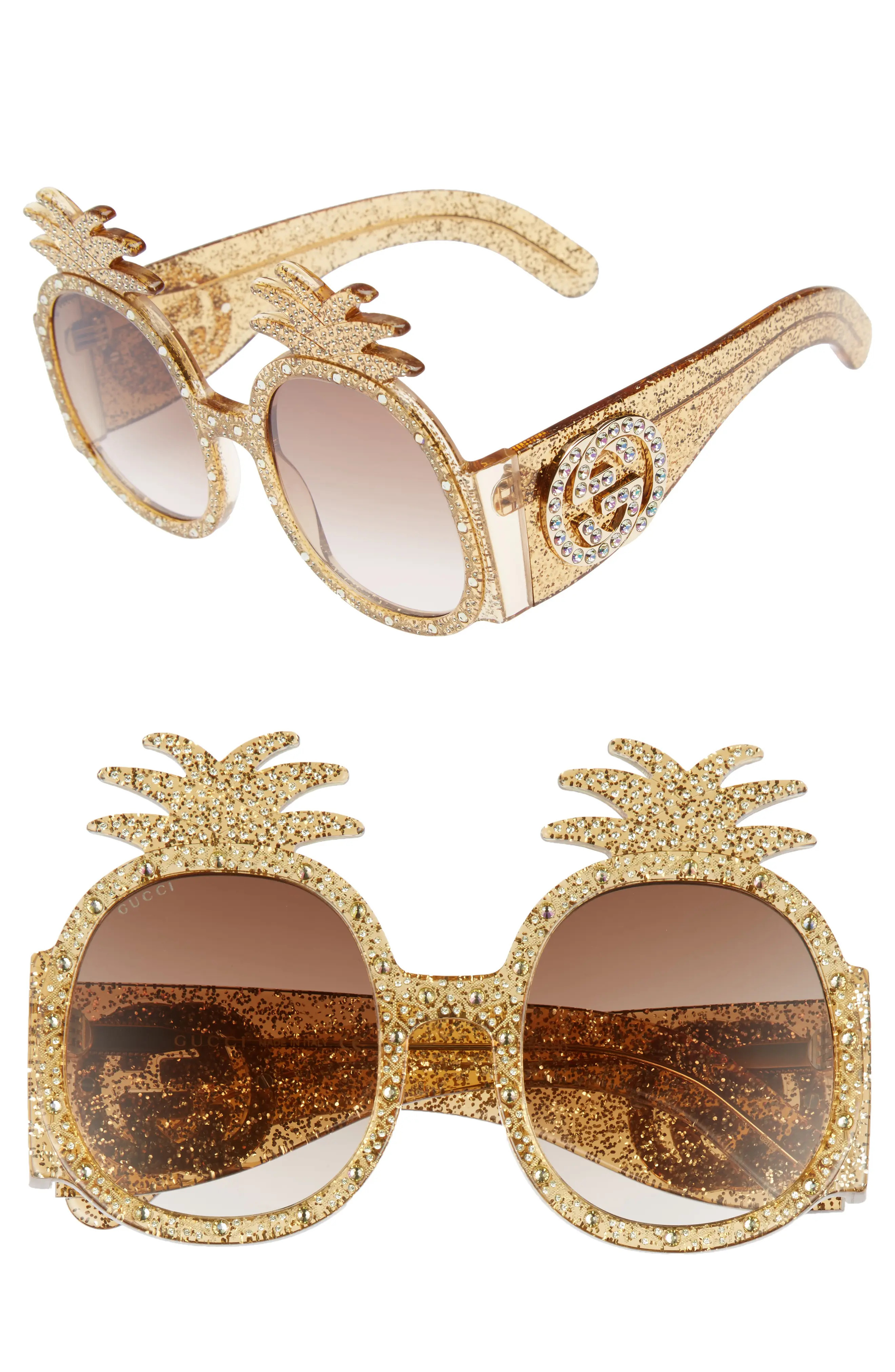 53mm Pineapple Sunglasses | Nordstrom
