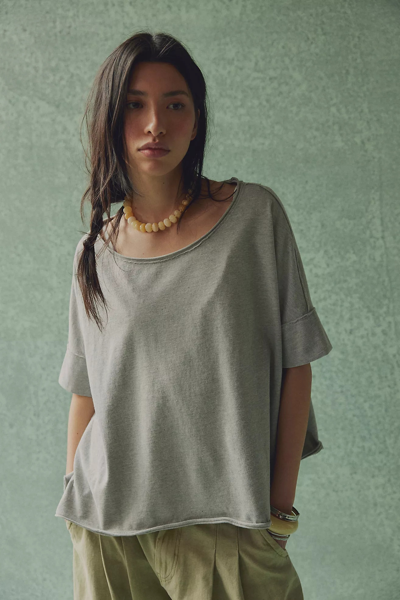 We The Free Rex Oversized Cotton Tee | Free People (Global - UK&FR Excluded)