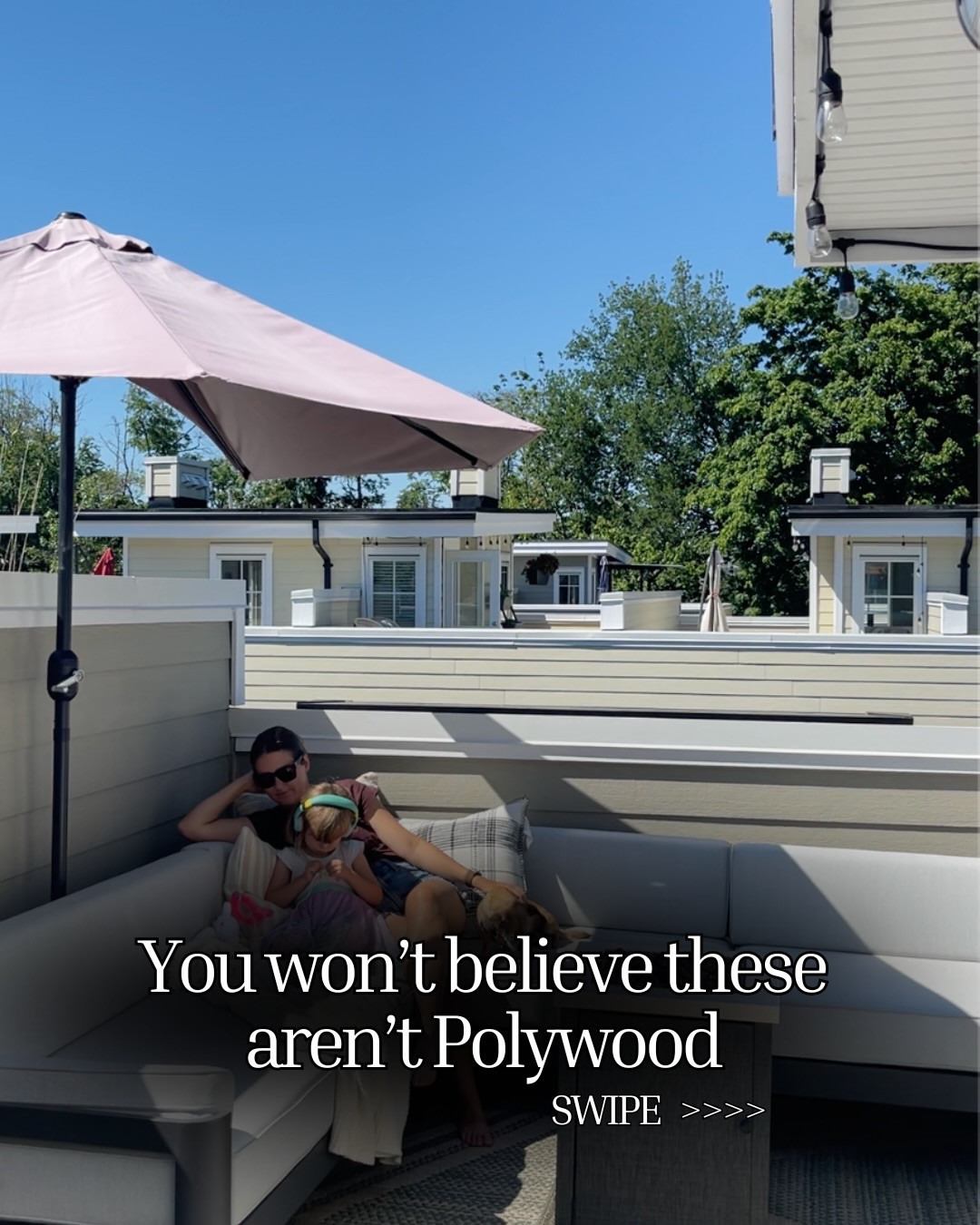 I actually can’t believe these aren’t Polywood! Polywood is known for high-quality outdoor furniture that lasts through all weather conditions and can stay outside year after year with virtually no maintenance. These lookalikes give you the same timeless style without the soul-crushing price tag.

#LTKsummer #LTKhome