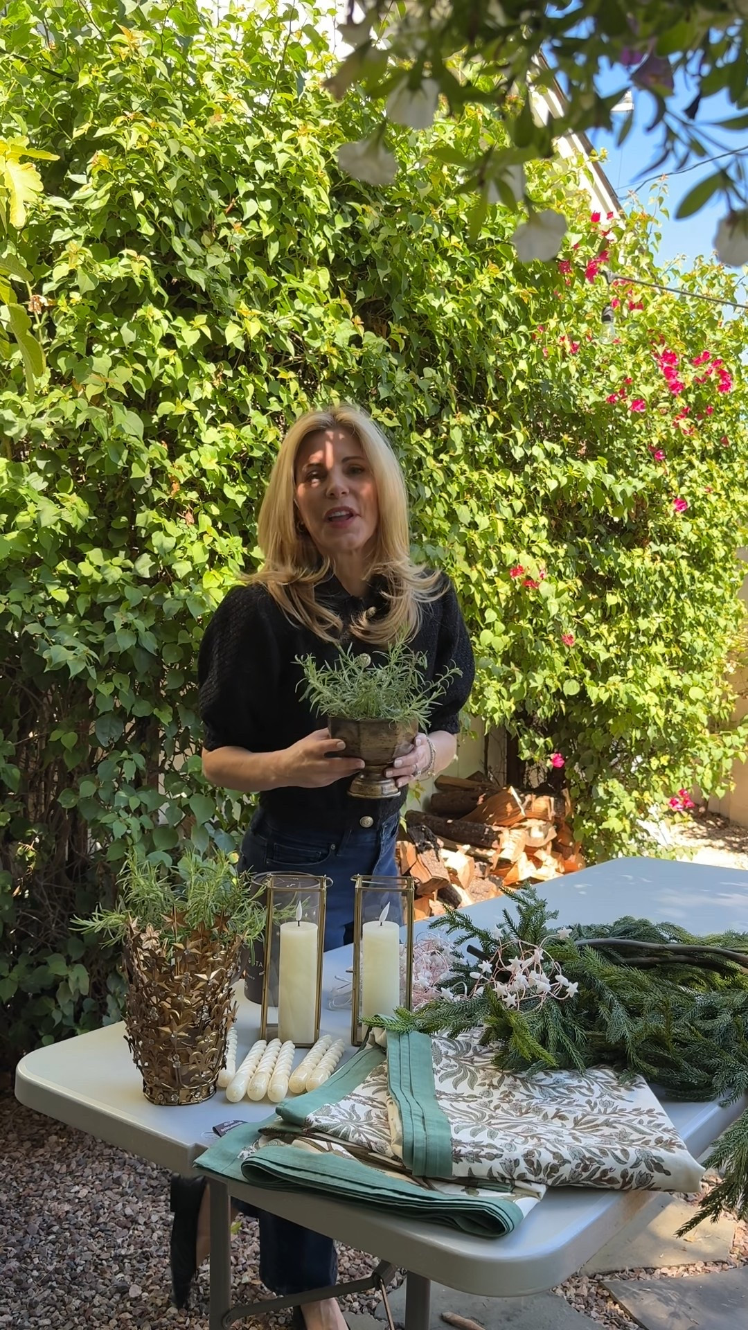 Lastly, I added more greenery into these urns from Terrain! #gifted 

#LTKHome