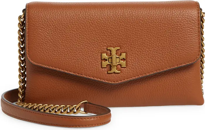 Kira Pebble Leather Wallet on a Chain | Nordstrom
