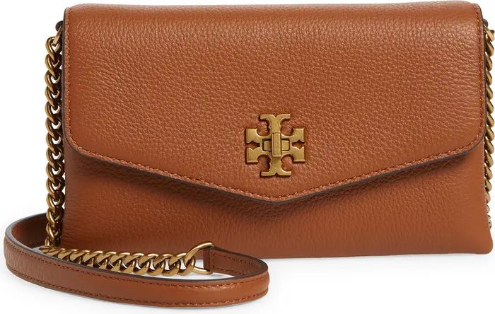 Kira Pebble Leather Wallet on a Chain | Nordstrom