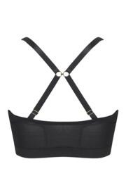 India Front Fastening Underwired Bralette - Black | Pour Moi