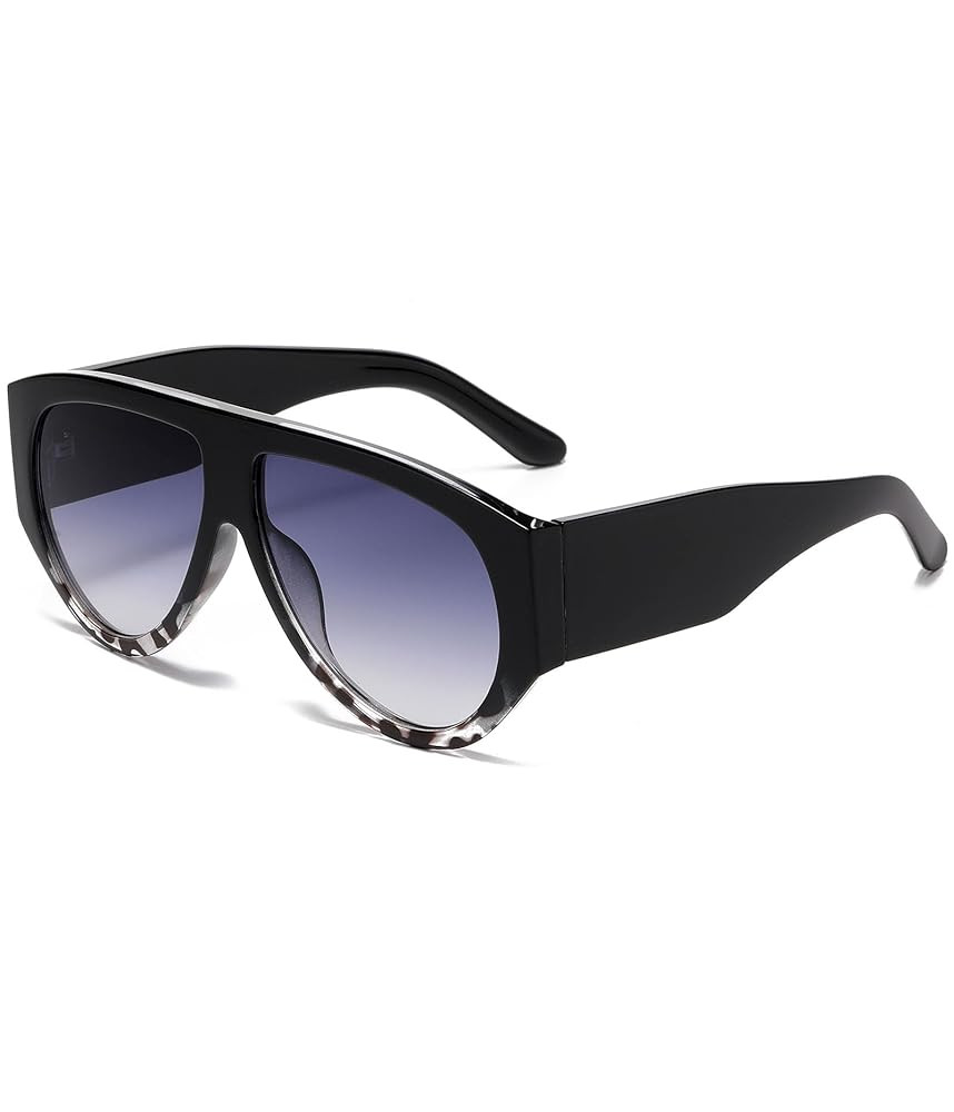 Oversized Aviator Sunglasses for Women Men Classic Big Frame Sun Glasses | Amazon (US)
