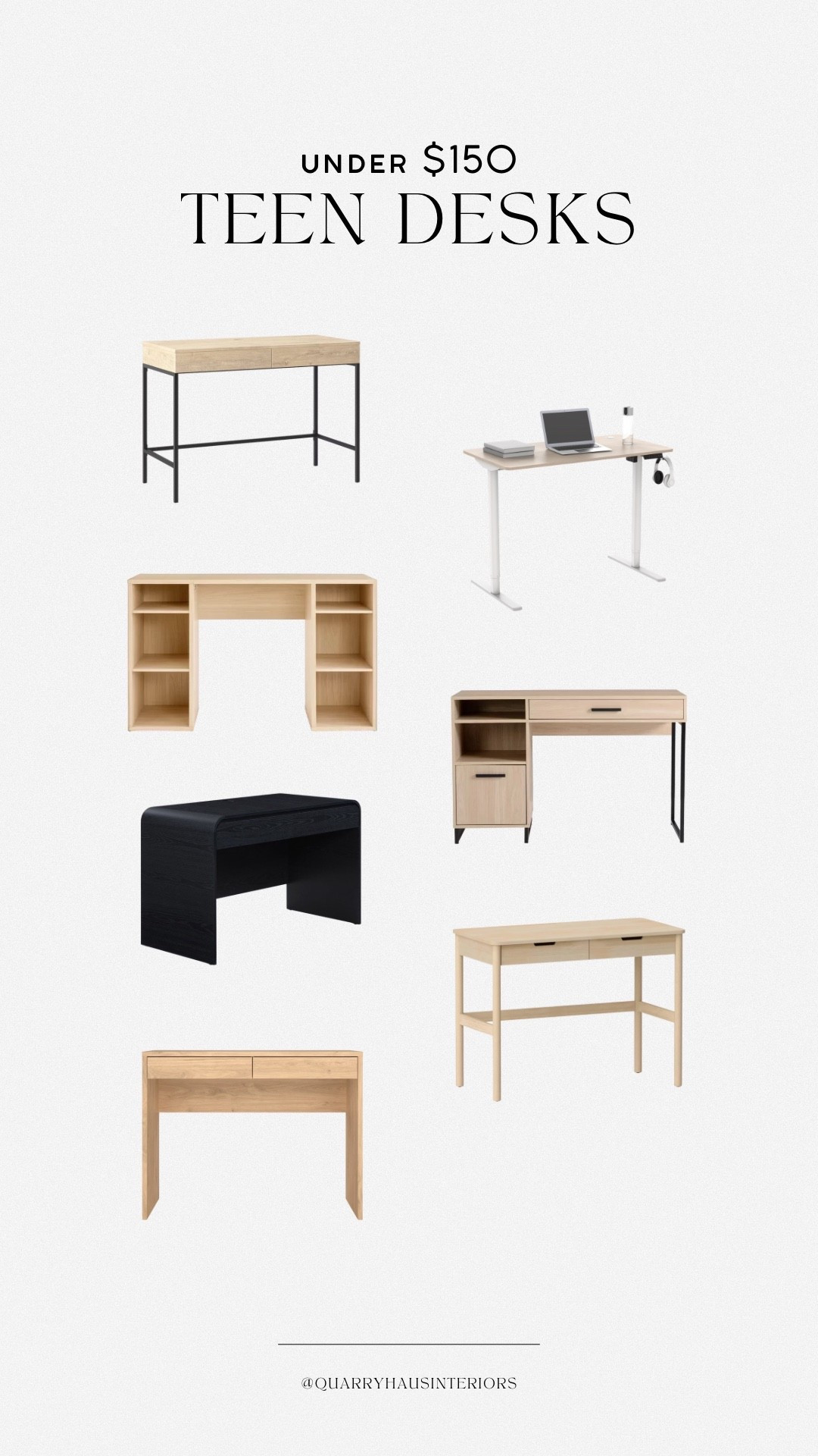 These budget friendly desks are perfect for back to school! Great for kids or teens, and starting at just $75!

Kids teen big kid bedroom furniture study work space

#LTKKids #LTKHome
