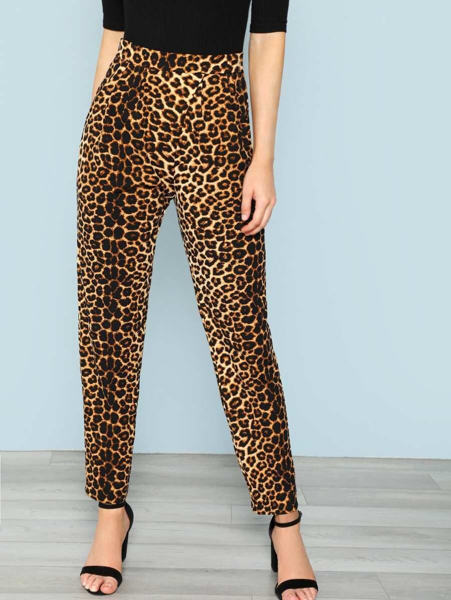 Leopard Print Pants | SHEIN