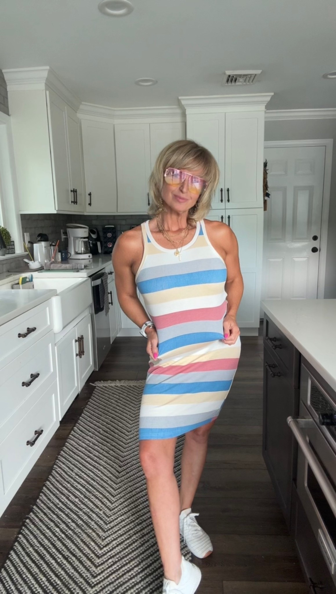 ✨ Friday night mood: simple, sleek, and ready to shine.
This ribbed scoop neck tank dress is proof that basic can still turn heads. 💃 Size Med 
#FridayVibes #OOTN #BodyconStyle #EffortlessChic

#LTKOver40 #LTKActive #LTKFindsUnder50