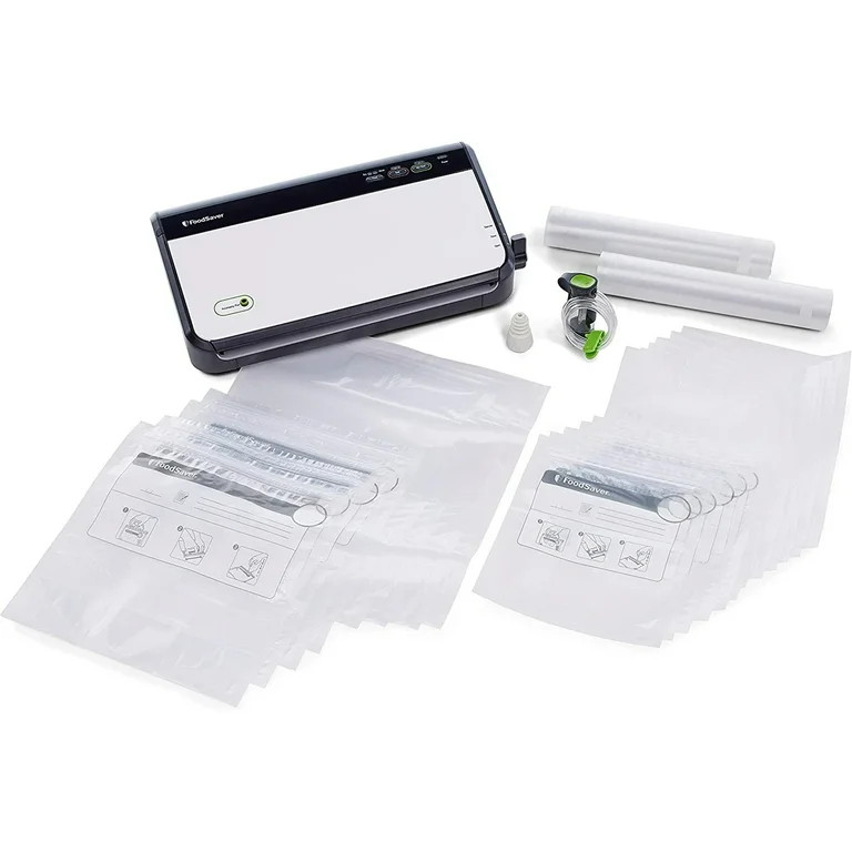 FoodSaver Vacuum Sealer Machine System with Bonus Handheld Vacuum Sealer in White | Walmart (US)