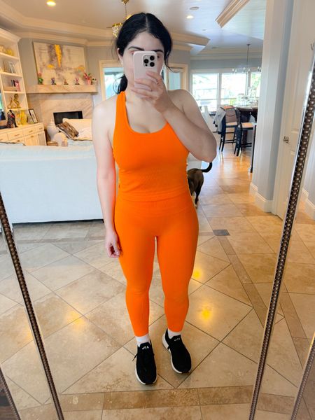 Obsessed with this orange set I purchased for orange day at the gym! 🍊 

#LTKstyletip #LTKfindsunder50 #LTKHalloween
