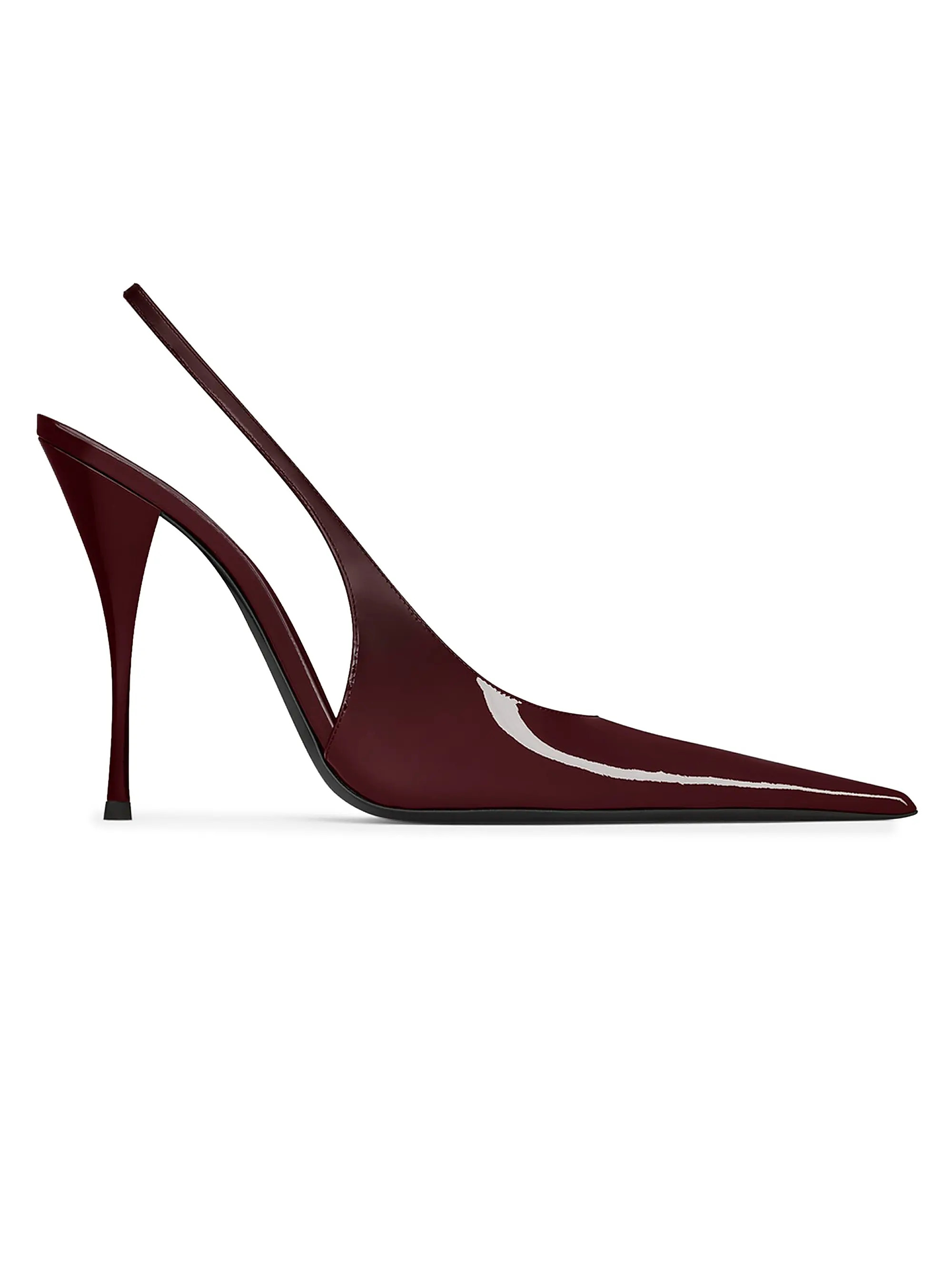 Saint Laurent Slingback Pumps in Patent Leather | Saks Fifth Avenue | Saks Fifth Avenue