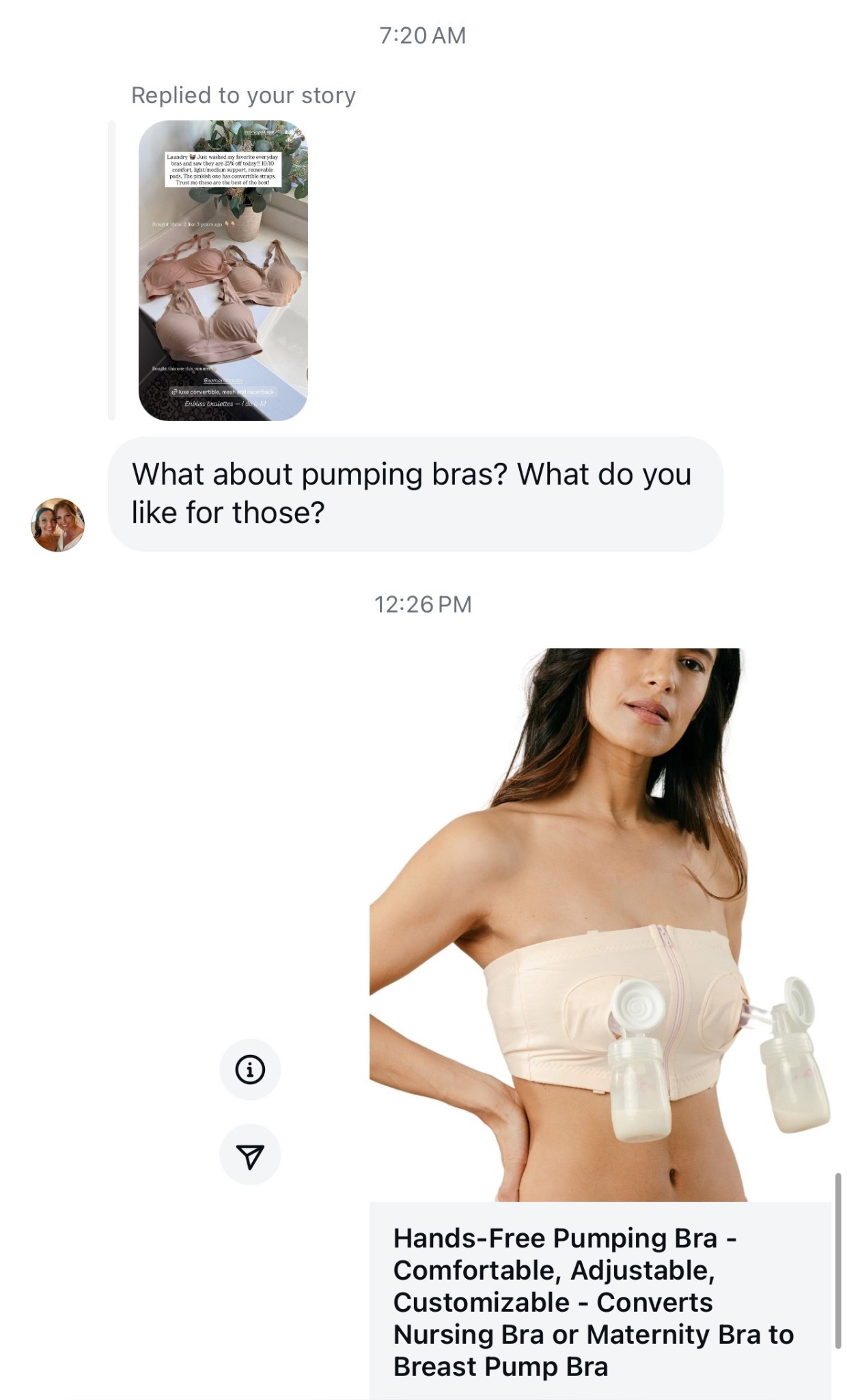 The only pumping bra I’ve used with Wesley! Same one I’ve had since I had Keldon over 6 years ago. I can easily use it on the go by just pushing my bralette up and out of the way and zip this one on. 👍🏼 

#LTKBump #LTKTravel #LTKBaby