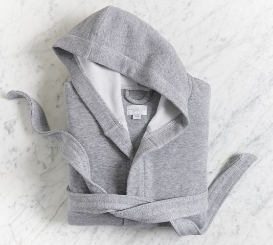 Ray Jersey Hooded Robe | Pottery Barn (US)