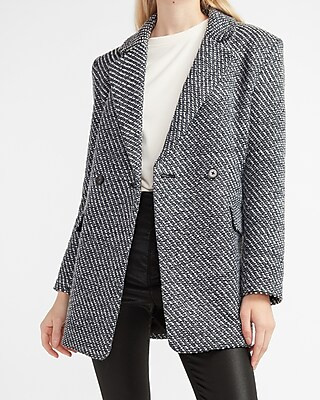 Metallic Blazer Coat | Express