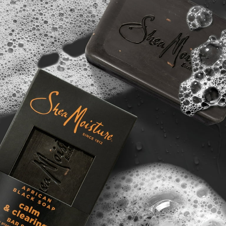 SheaMoisture Bar Soap African Black Soap Soothing and Clarifying Bar Soap, 8 oz | Walmart (US)