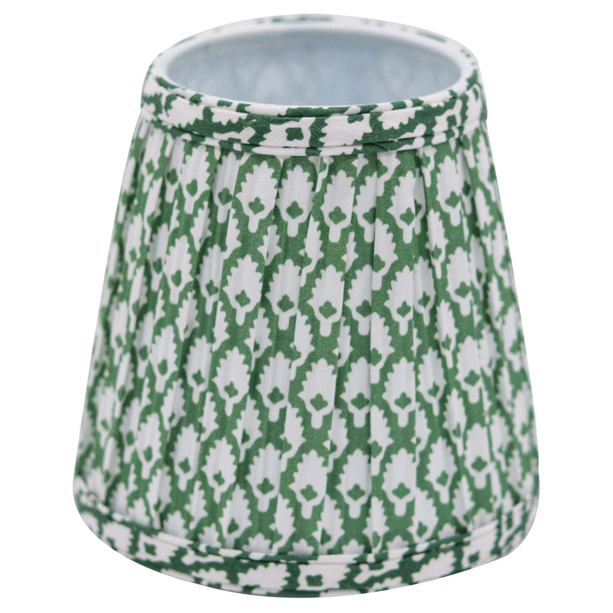 Empire Sconce Hardback Lampshade With Flame Clip Fitter, White | Wayfair North America