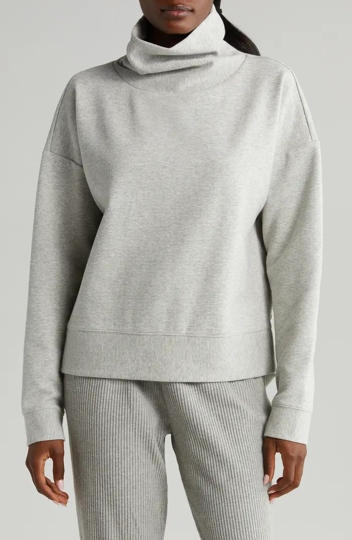 Downtown Ottoman Funnel Neck Sweatshirt | Nordstrom