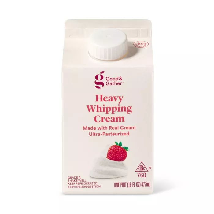 Heavy Whipping Cream - 1pt - Good & Gather™ | Target