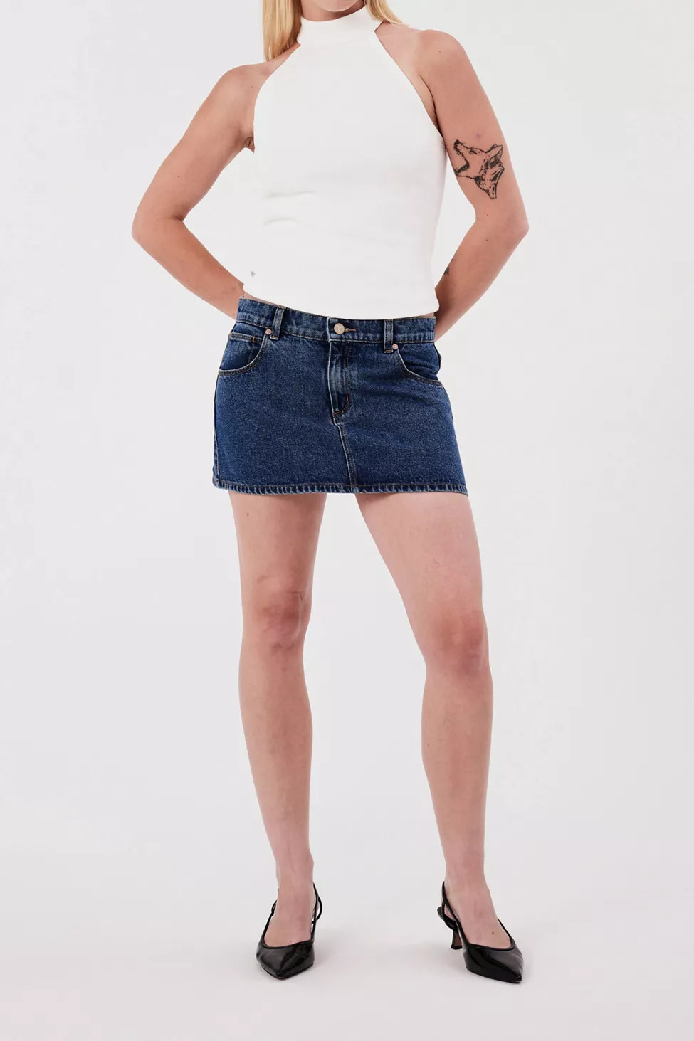 Abrand 99 Low Denim Mini Skirt | Urban Outfitters (US and RoW)