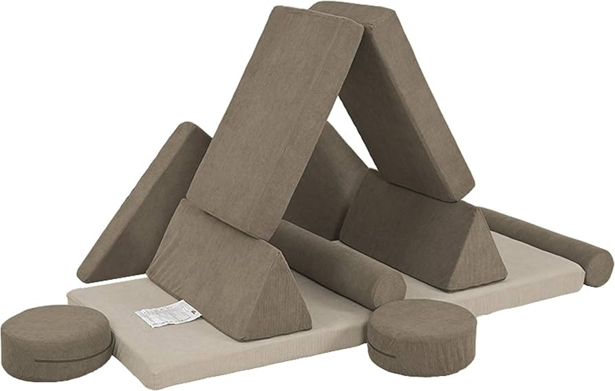 Qaba Kids Foam Climbing Blocks, 12 Pieces Climbing Toys for Toddlers, Convertible Soft Play Climb... | Amazon (US)