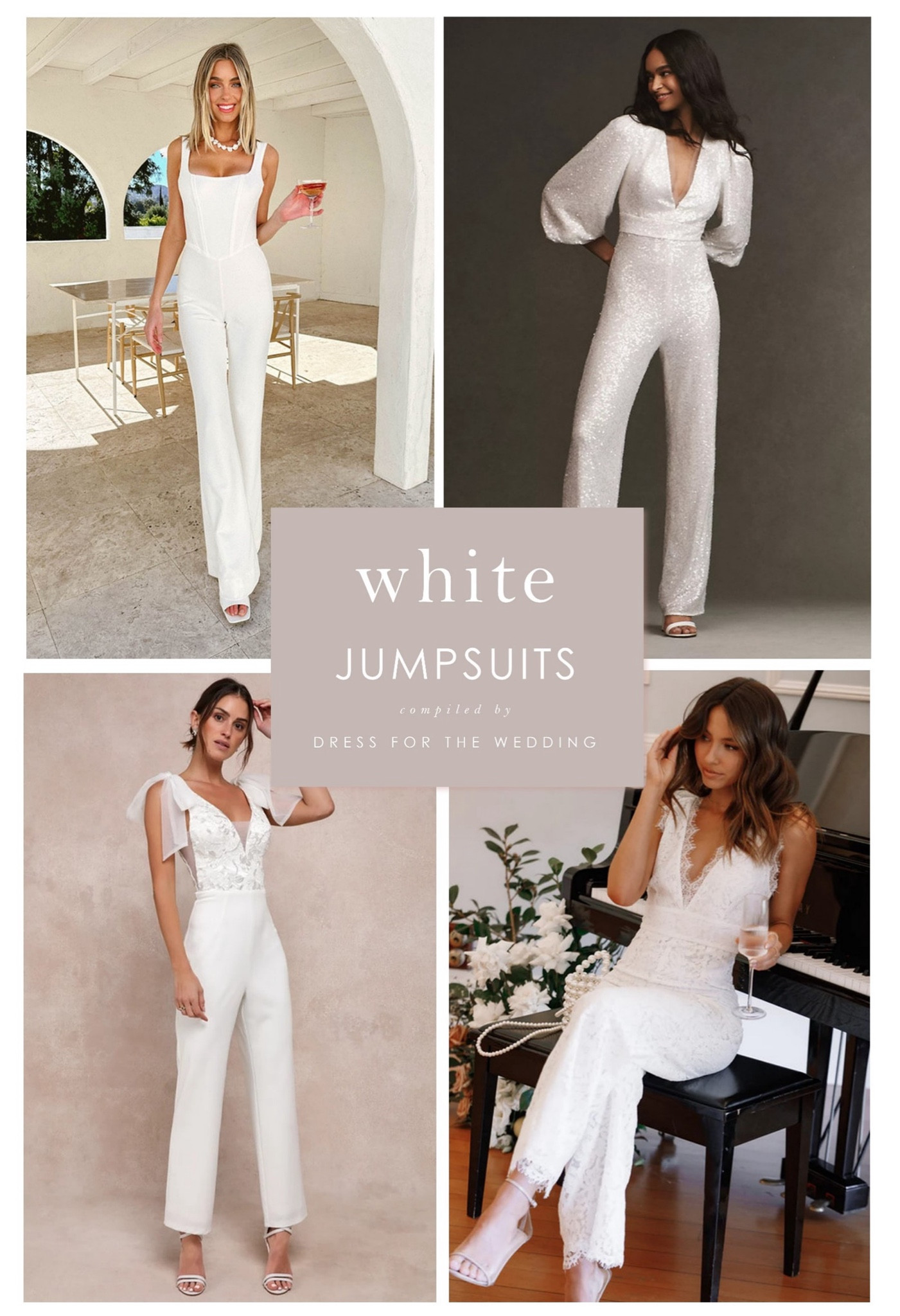 White jumpsuit 
Bridal jumpsuit 
Bridal outfit 
Date night outfit 
Bridal shower outfit 
Wedding rehearsal outfit 
Wedding after party outfit 
Bachelorette outfit 
Outfit for the bride 
Elopement outfit 
White lace jumpsuit 
White sequin jumpsuit 
Anthropologie wedding 
Lulus wedding 
Show Me Your Mumu
Petal and Pup
Corset jumpsuit 
Follow us for more cute dresses, bridesmaid dresses, wedding guest dresses, wedding dresses, and bridal accessories, plus wedding decor and gift ideas! 

#LTKParties #LTKWedding #LTKFindsUnder100
