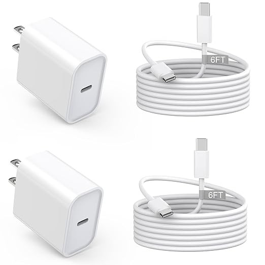 USB C Charger for iPhone 16/15 Charger Fast Charging,Type C Charger Apple Fast USB C Wall Charger... | Amazon (US)