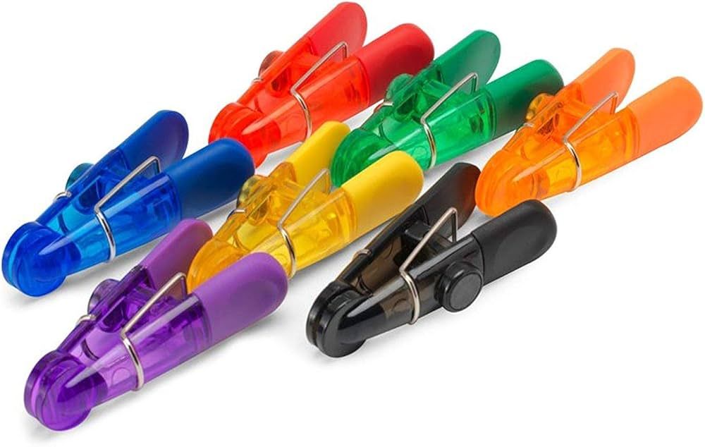 Magnetic Multipurpose Bag Clips, Set of 7, Multicolored | Amazon (US)