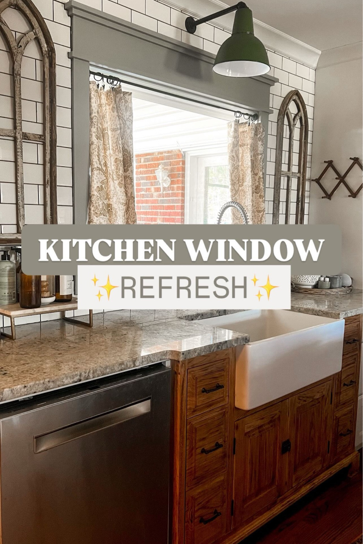✨t i n y 🤏🏽 KITCHEN REFRESH before the holidays✨

I couldn’t take the white on white window trim anymore. It was never supposed to stay white this long. The original 2017 kitchen remodel (FULL gut job) plan, was to use pine and paint it for a quick inspection, then switch it to oak, and stain it. But, the holidays came, and here we are 7 years later, to the month, and it’s still not stained oak.

SO, just in time for the photo shoot, I painted it the same color as the newly painted dining room.

Haven’t seen that yet either? Well, well, well…don’t we have a LOT to catch up on? 😏

#homerenovation #farmhouse #paint #millwork #kitchendesign #homeremodel #kitchenremodel #customkitchen #homedecor