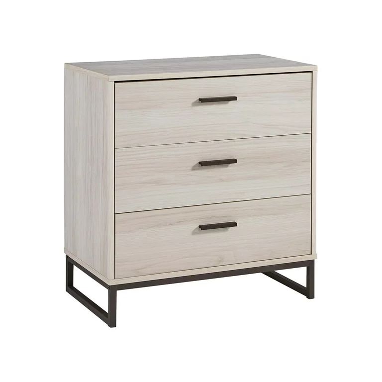 Signature Design by Ashley Socalle Natural Wood Three Drawer Chest | Walmart (US)