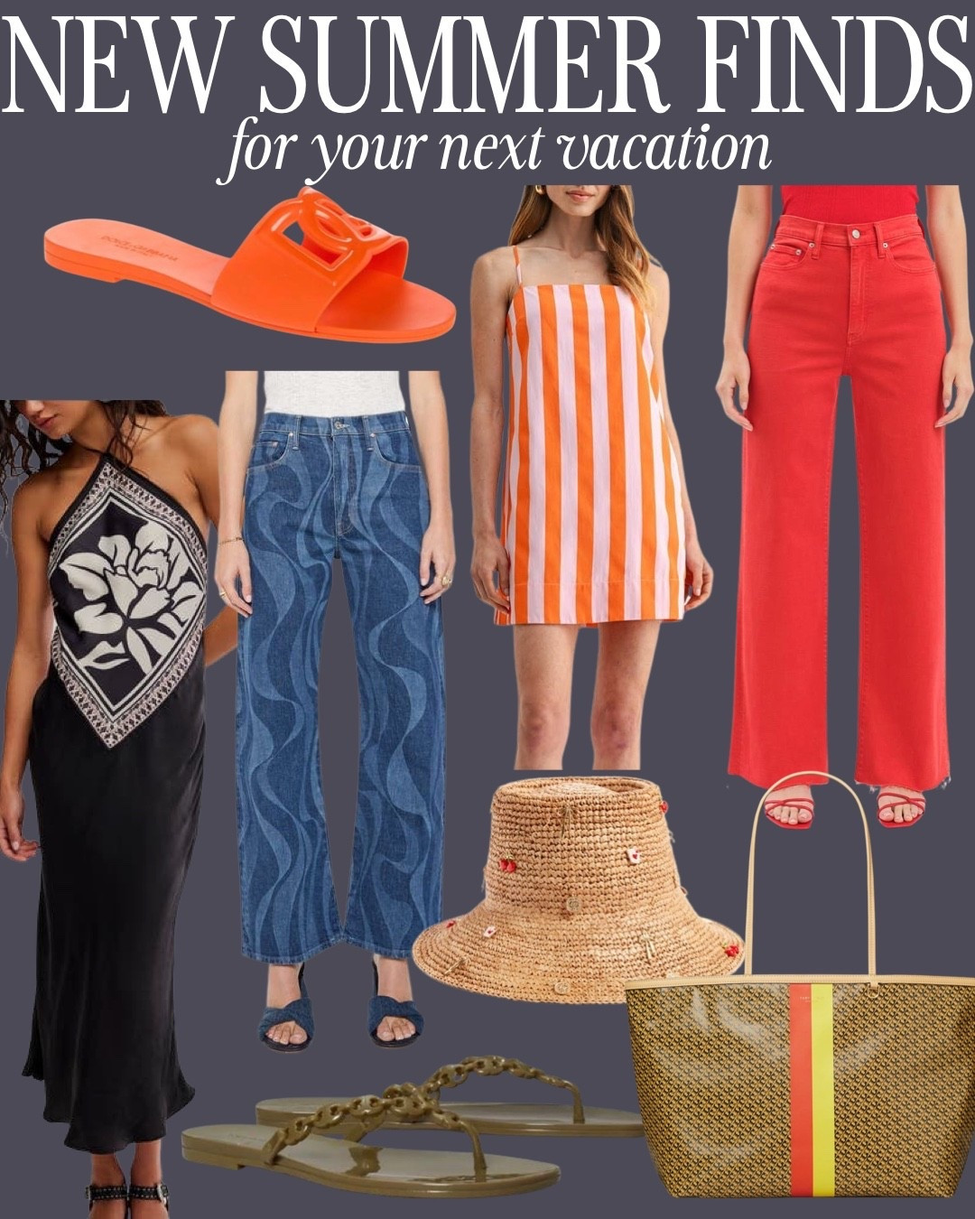 New summer finds for your next vacation! Loving these colored jeans and fun sandals

#LTKPetite #LTKSaleAlert #LTKTravel