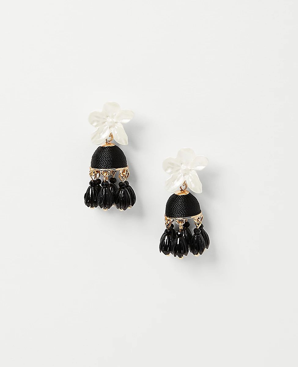 Floral Tassel Earrings | Ann Taylor (US)