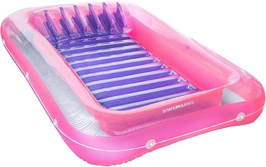 SWIMLINE Original Suntan Tub Inflatable Floating Lounger Collection Extra Large, Tanning Pool Hyb... | Amazon (US)