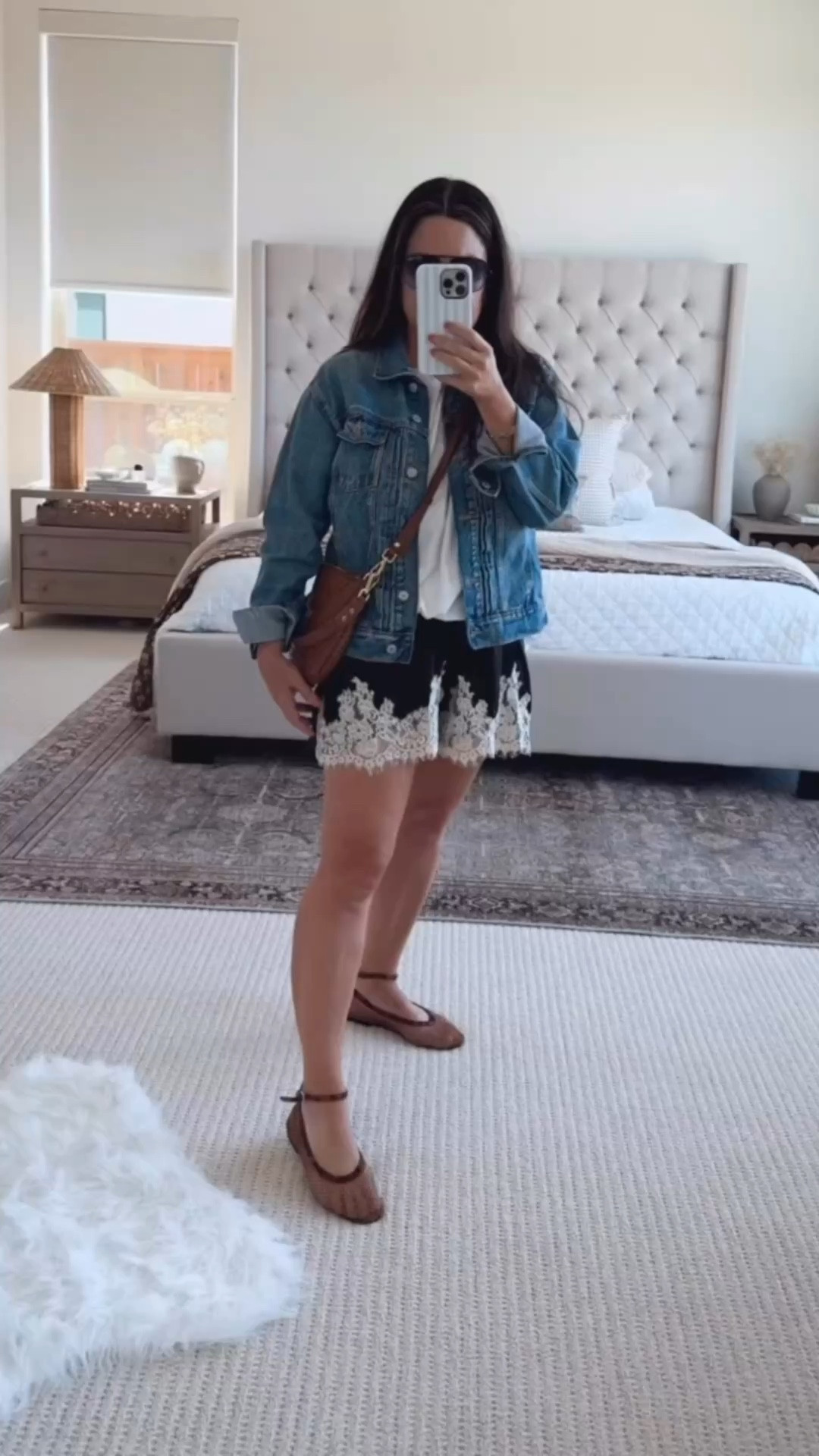 Easy Amazon outfit formula I keep reaching for lately — oversized tee + lace shorts + denim jacket + flats. It’s one of those simple looks that always works and takes zero effort to pull together but still feels styled. Perfect for errands, everyday wear, or casual days when you want to look put together without overthinking it. Everything is from Amazon and easy to mix into a capsule wardrobe. Follow me on LTK for daily outfit ideas, Amazon finds, and simple everyday style.

#LTKPetite #LTKootd #LTKSaleAlert
