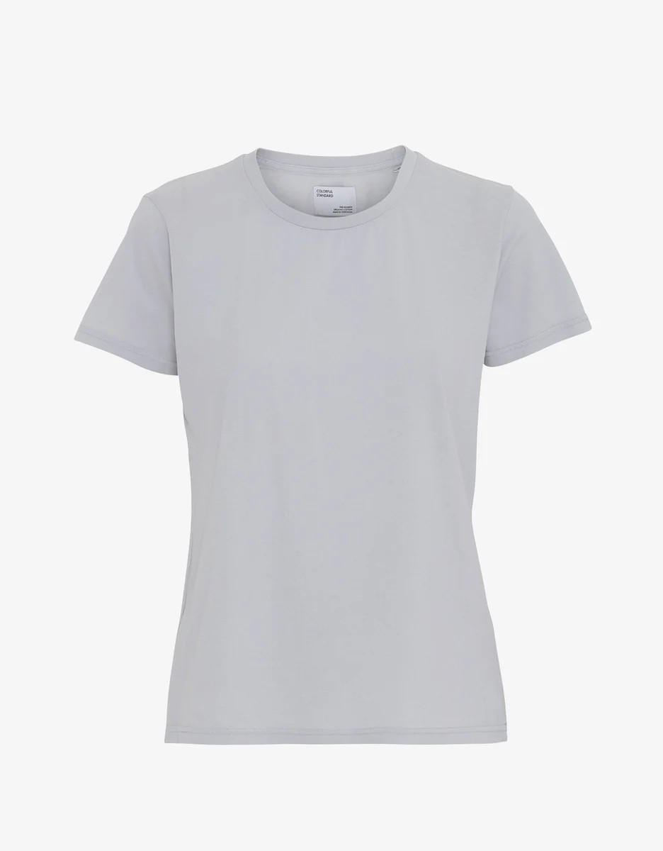 Women Light Organic Tee - Limestone Grey | Colorful Standard