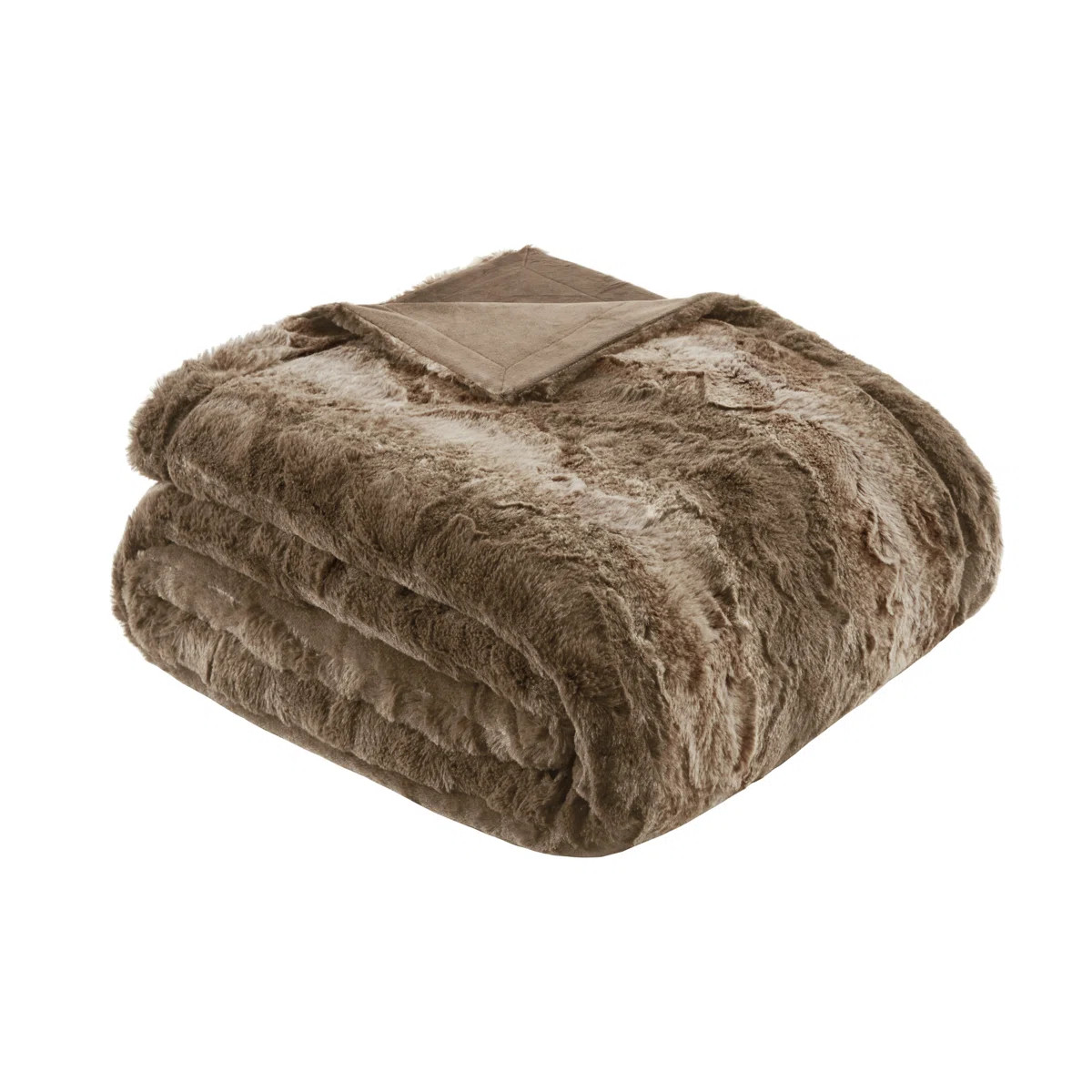 Zuri Oversized Faux Fur Ultra-Soft Luxury Throw | Wayfair North America
