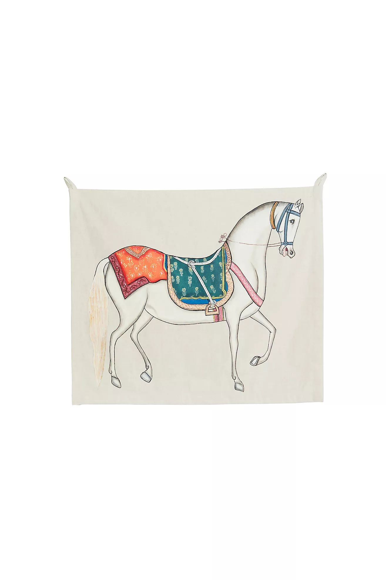 John Robshaw Hand Painted Horse Tapestry | Anthropologie (US)