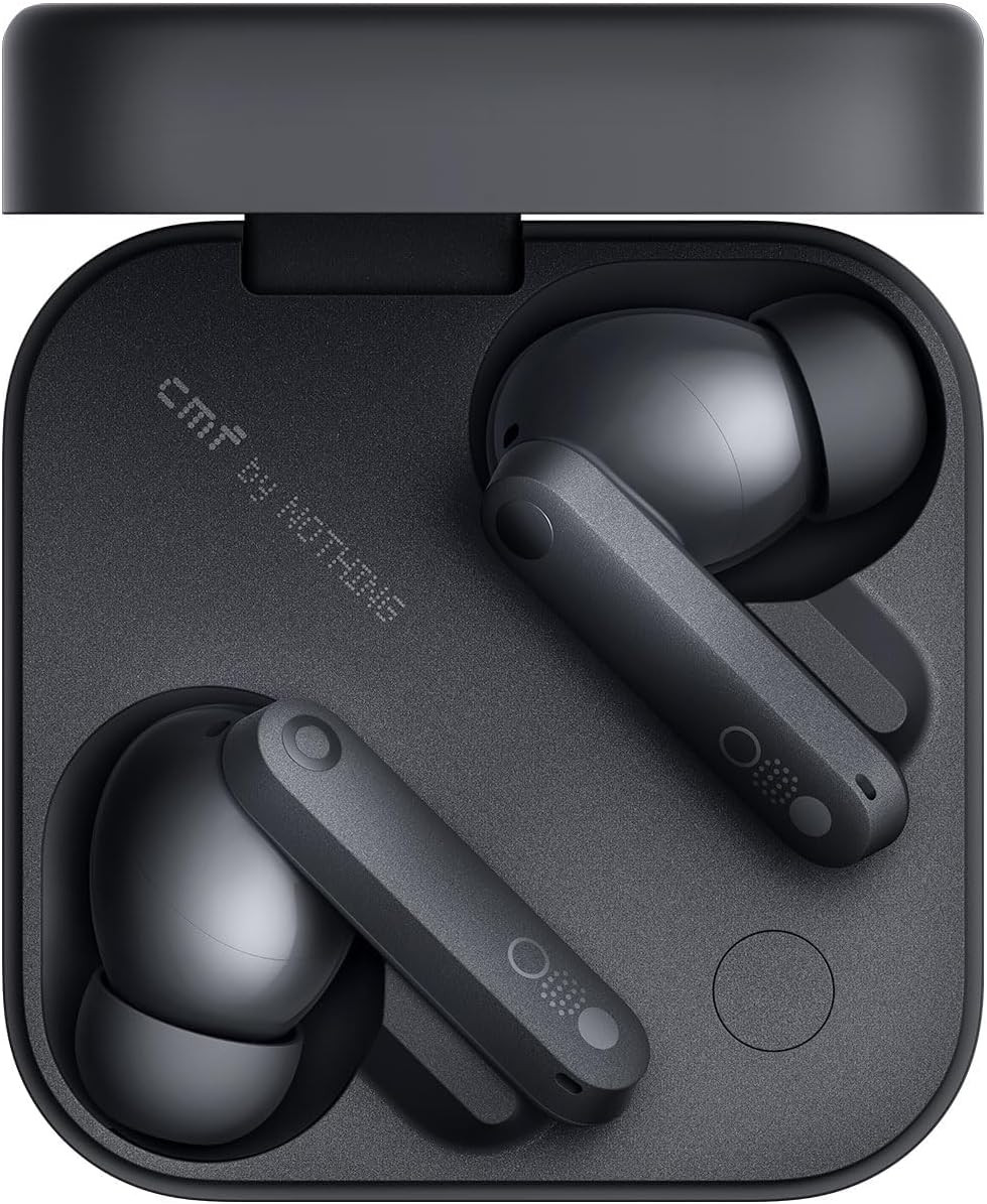 CMF Buds Pro 2 Wireless Earbuds with Smart Dial, 50dB Hybrid Noise Cancelling Earbuds Wireless Bluetooth 5.4, 11mm Bass with LDAC, 6 Hi-Res Audio Mics, 43H Playtime, Fast Charging Case, Dark Grey | Amazon (US)