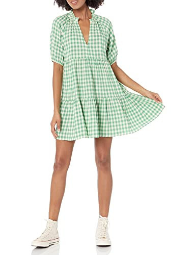 BB DAKOTA womens Picnic Ready Dress, Basil, X-Small US | Amazon (US)