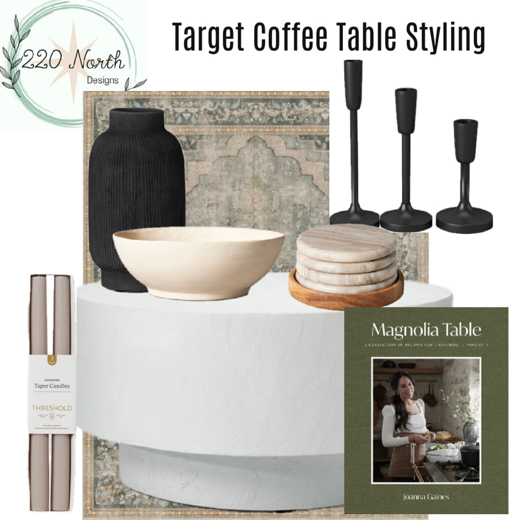Target Coffee Table Styling

Coffee table, coffee table books, coffee table decor, home decor, target home, target deals, target finds, magnolia, Joanna Gaines, studio McGee, McGee and co, candles, vases, coasters, home finds, budget friendly home decor 

#LTKHome #LTKStyleTip