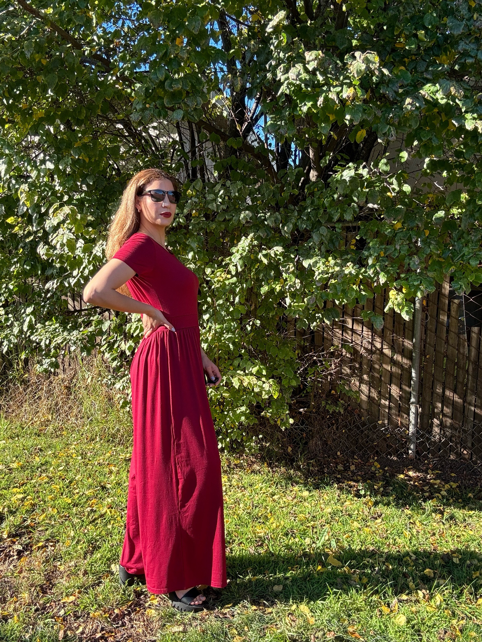 luvamia overoles de pierna ancha para mujer, Rojo vino.
Size:M

#LTKSeasonal #LTKbeauty #LTKstyletip