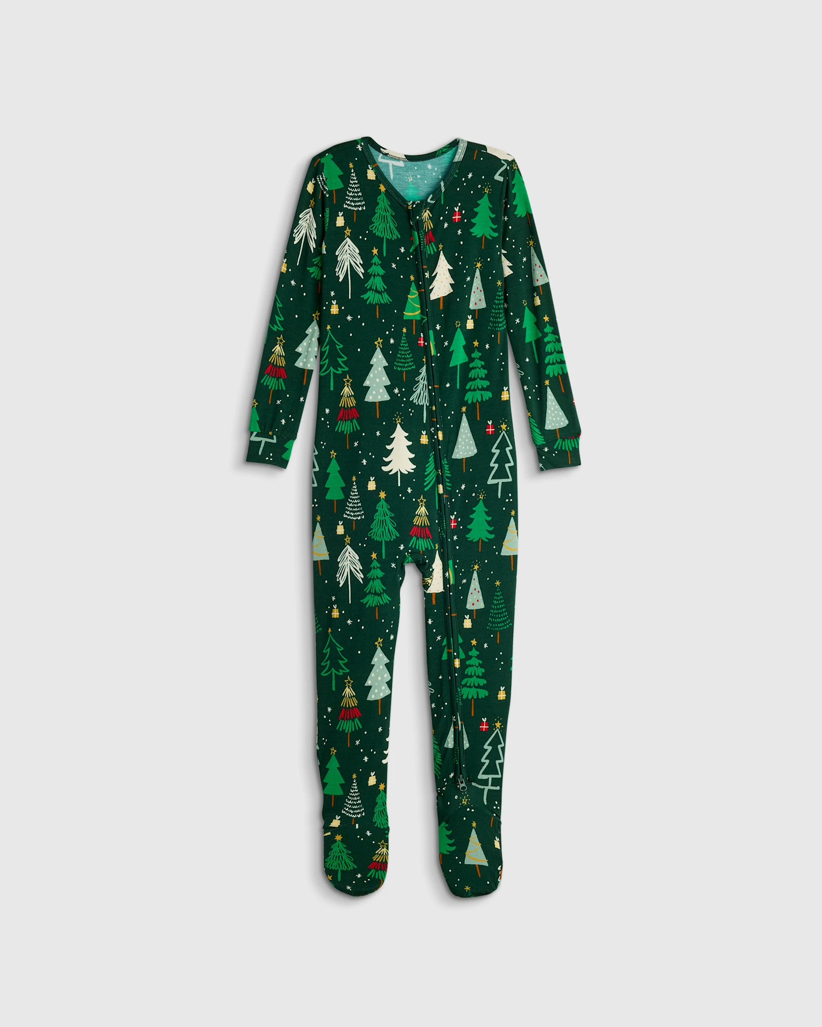 Quince | Bamboo Footie Pajama in Ditsy Floral, Size 2T | Quince