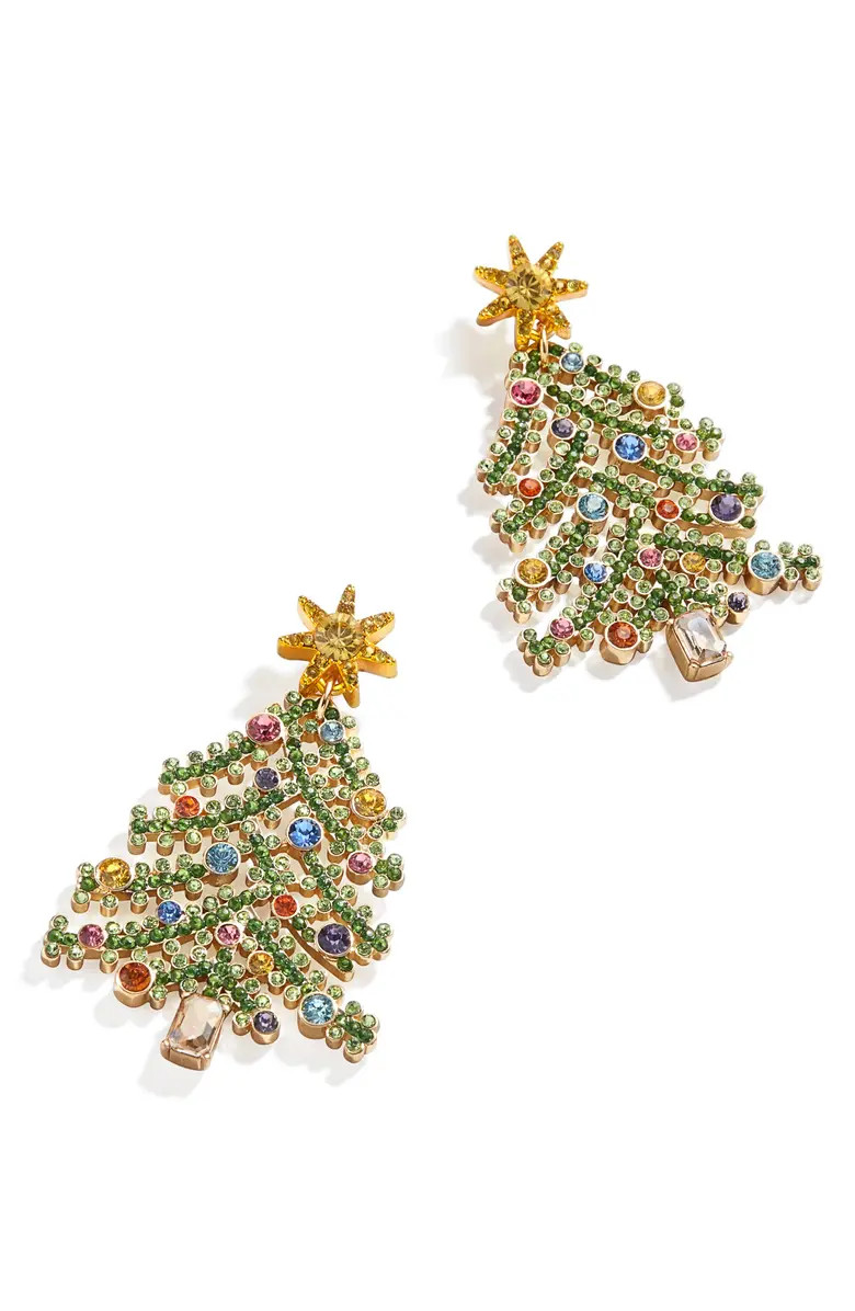 BaubleBar Christmas Tree Statement Earrings | Nordstrom | Nordstrom