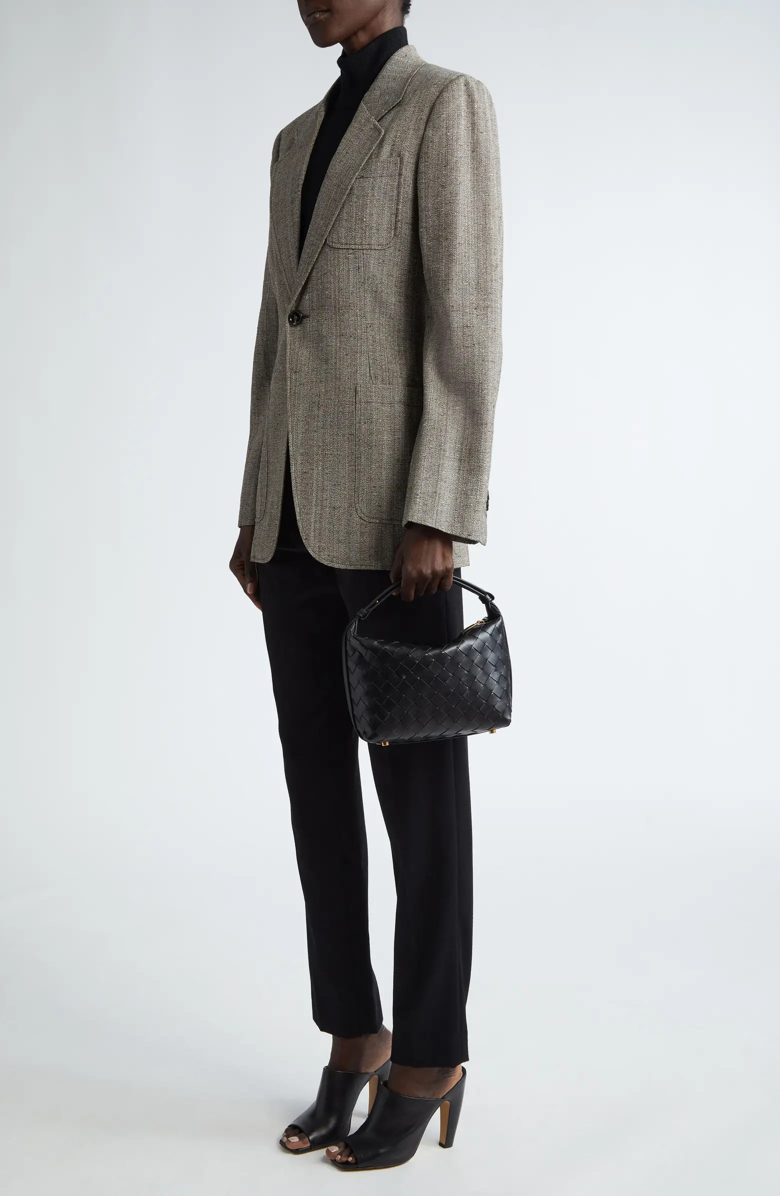 Mini Wallace Intrecciato Leather Shoulder Bag | Nordstrom