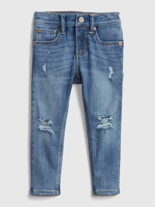 Toddler Destructed Skinny Jeans with Washwell™ | Gap (US)