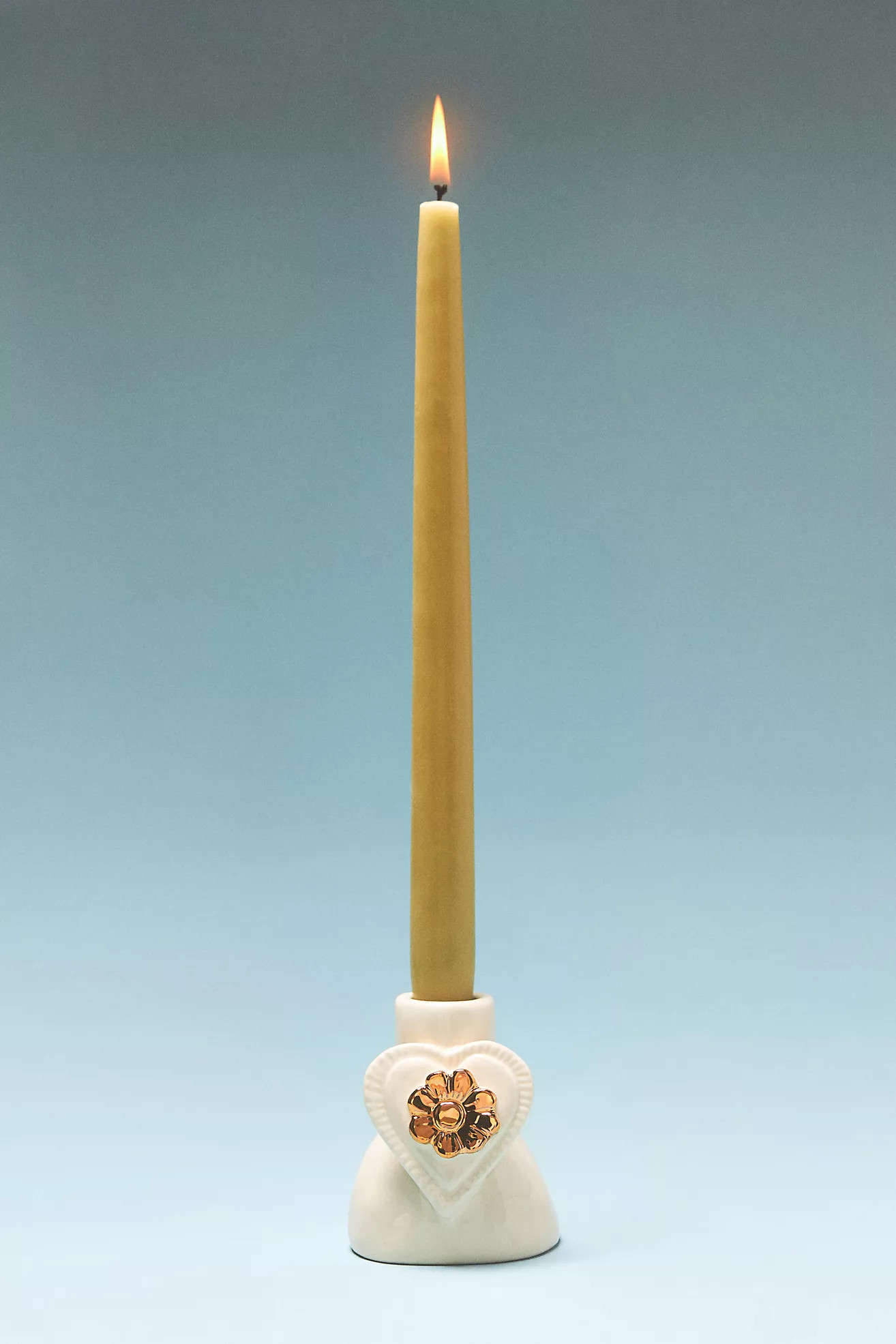 Francesca Kaye Floral Taper Candle Holder | Anthropologie (US)