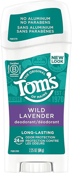 Tom's of Maine Long-Lasting Aluminum-Free Natural Deodorant for Women, Wild Lavender, 2.25 oz. (P... | Amazon (US)