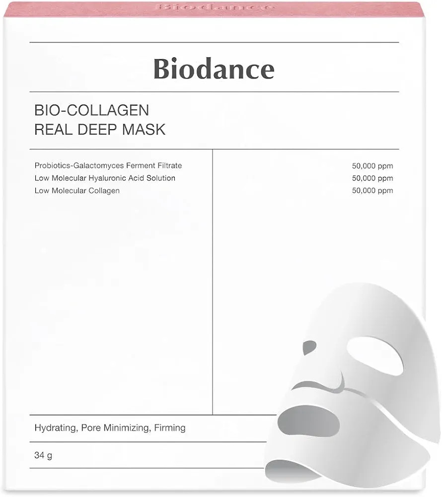 BIODANCE Bio-Collagen Real Deep Mask, Hydrating Overnight Mask, Pore Minimizing, Elasticity Impro... | Amazon (US)