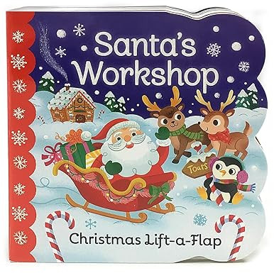 Santa's Workshop: A Christmas Lift-a-Flap Board Book for Babies and Toddlers      Board book – ... | Amazon (US)