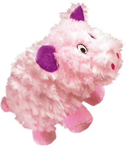 KONG Barnyard Cruncheez Pig Dog Toy, Large - Chewy.com | Chewy.com