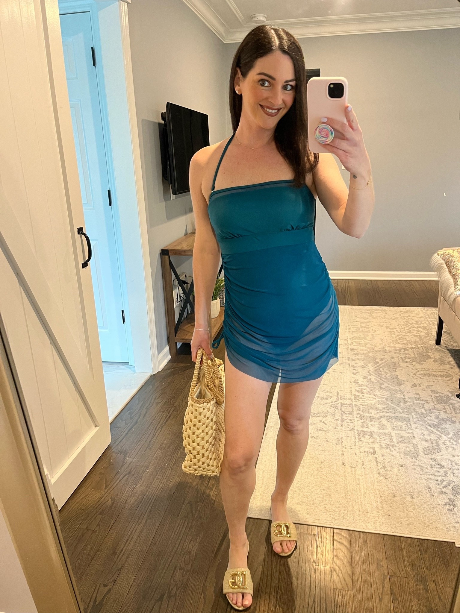Memorial Day weekend = officially entering my favorite season ☀️🌴 Sharing some of my favorite swimwear finds lately — from flattering bathing suits to easy coverups, comfy sandals, and beach bags that actually fit everything 👏



This tummy control one-piece swimsuit is about to be your new summer uniform 🔥

Sculpts and smooths in all the right places while still feeling comfortable and cute — not just basic swimwear. The sheer mesh adds that flirty feminine touch with extra coverage, and the built-in adjustable skirt lets you go straight from pool to lunch with zero cover-up needed.

Removable straps = wear it as halter OR strapless for zero tan lines. This flattering one-piece is comfy, versatile, and the one you’ll actually reach for every single day.

Who else is living in one-pieces this summer? 👙

@amazonfindsandfashion 
 #MemorialDayWeekend #SummerStyle #BeachVacationOutfits #AmazonFashionFinds #SwimwearStyle #ResortWear #BeachCoverup #SummerOOTD #amazonswimwear #amazonswim #amazonswimsuit #tummycontrolswimsuit

#LTKSwim #LTKSeasonal #LTKSwim #LTKTravel #LTKmomlife